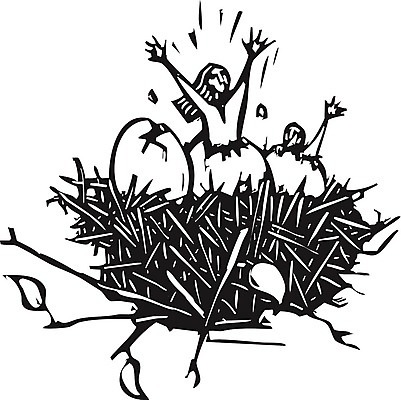 EPS 해외이미지 일러스트 비즈니스 조류 계란 자유 성장 껍질 둥지 격파 단절 목판화 우울증 해외202004 해외일러스트 동물 컨셉 모션 알 질병 파일형식 벡터 이미지허브