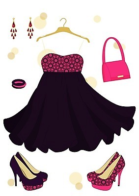 EPS 해외이미지 전통 디자인 드레스 옷 신발 일러스트 치마 유행 수확 고급 옷걸이 만화 심볼 고립 스타일 해외202004 해외일러스트 컨셉 농업 하의 파일형식 벡터 이미지허브