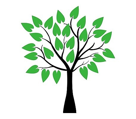 EPS 해외이미지 나무 실루엣 크리스마스 일러스트 사람없음 검은색 해외202004 해외일러스트 식물 기념일 컬러 촬영기법 파일형식 벡터 이미지허브