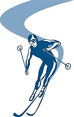 EPS 해외이미지 여자 남자 스포츠 일러스트 스키 산 경사 취미 그래픽 복고 슬로프 해외202004 해외일러스트 겨울스포츠 스키장 사람 파일형식 벡터 이미지허브