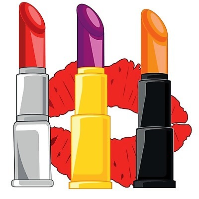 EPS 해외이미지 일러스트 키스 3 사랑 미술 빨간색 컬러풀 장미 페인트 립스틱 입 화려 고급 상품 심볼 입술 복고 열정 광택 스타일 각인 방식 해외202004 해외일러스트 꽃 감정 컬러 컨셉 문화예술 신체부위 화장품 애정표현 파일형식 벡터 이미지허브