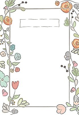 식물 컬러 프레임 사각형 공백 편지 파일형식 벡터 엽서 일러스트 파스텔톤 잎 카피스페이스 사각프레임 꽃 EPS 해외이미지 해외202004 해외일러스트 사람없음 이미지허브