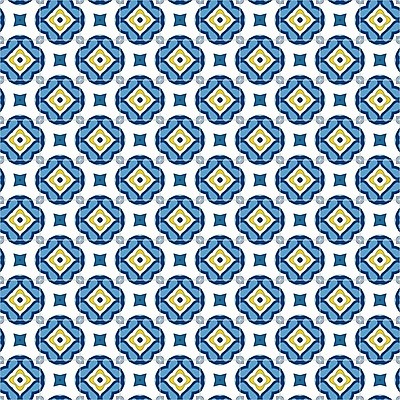 EPS 해외이미지 전통 디자인 패턴 일러스트 벽지 추상 장식 파란색 흰색 포르투갈 타일 묘사 정사각형 모자이크 스페인어 아라베스크 엘리먼트 튀니지 해외202004 해외일러스트 도형 유럽 컬러 무늬 아프리카 파일형식 벡터 이미지허브