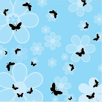 EPS 해외이미지 디자인 꽃 나비 곤충 백그라운드 꽃무늬 일러스트 그래픽 컬러풀 봄 파스텔톤 해외202004 해외일러스트 식물 동물 계절 컬러 무늬 파일형식 벡터 이미지허브