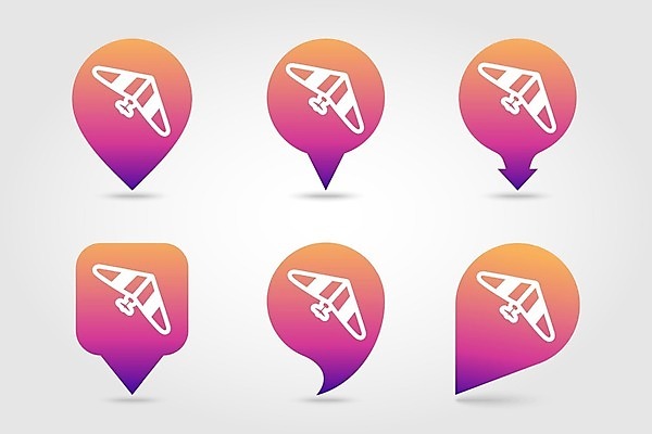 EPS 해외이미지 스포츠 여행 지도 날개 일러스트 하늘 바람 휴가 사람없음 여름 비행 연 위치 고립 글라이더 충고 해외202004 해외일러스트 자연요소 계절 날씨 놀이용품 파일형식 벡터 이미지허브