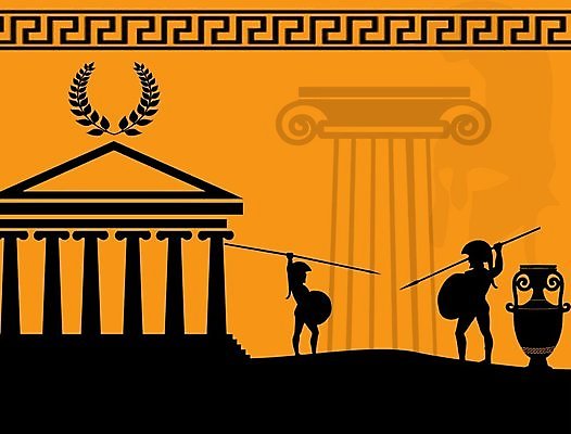 EPS 해외이미지 실루엣 백그라운드 오렌지 일러스트 손바닥 금속 힘 역사 클래식 헬멧 철 그리스 싸움 전쟁 과거 병정 전사 그리스인 파르테논신전 갑옷 검투사 해외202004 해외일러스트 서양인 직업 손 유럽 컨셉 과일 모션 재질 신전 촬영기법 보호장비 파일형식 벡터 이미지허브