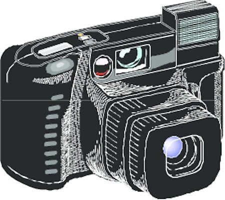 EPS 해외이미지 직업 신체 일러스트 미술 카메라 디지털 사진촬영 장비 은색 휴대용 사진사 그림 전자 슛 고립 현실 해외202004 해외일러스트 컬러 문화예술 전자제품 촬영 작가 오브젝트 파일형식 벡터 이미지허브