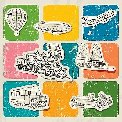 EPS 해외이미지 포스터 여행 이동 일러스트 학교 교통시설 모션 자동차 버스 비행기 잉크 세트 라벨 웹 카트 기차 수확 골동품 보트 운전사 역사 클래식 수집 승합차 항공 오픈카 복고 마차 풍선 엔진 글라이더 대패 옛날 해외202004 해외일러스트 직업 교육 육상교통 교통수단 교통 컨셉 농업 인터넷 배_교통 항공교통 승용차 대중교통 프레임 시설 파일형식 벡터 이미지허브