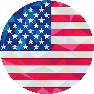 EPS 해외이미지 일러스트 추상 그래픽 3D 미국 깃발 원형 성조기 종이접기 폴리곤 해외202004 해외일러스트 도형 종이 북아메리카 무늬 국기 디지털합성 접기 파일형식 벡터 이미지허브
