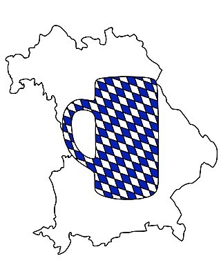유럽 컬러 주류 독일 촬영기법 컵 파일형식 벡터 EPS 해외이미지 실루엣 일러스트 전통 배너 백그라운드 맥주 파란색 머그컵 흰색 깃발 심볼 사인 신호 고립 옥토버페스트 전국 바이에른 바이에른사람 해외202004 해외일러스트 이미지허브