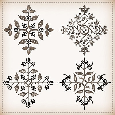 EPS 해외이미지 꽃무늬 곡선 일러스트 프레임 사람없음 세트 그림 복고 고딕 바로크 빅토리아 해외202004 해외일러스트 꽃 선 무늬 파일형식 벡터 이미지허브