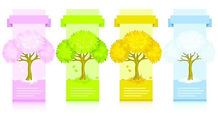 EPS 해외이미지 나무 식물 배너 계절 줄기 분홍색 단풍 잎 겨울 꽃무늬 패턴 오렌지 일러스트 자연 왕관 초록색 여름 파란색 세트 노란색 봄 추위 가을 시간 그룹 수집 연도 그림 서리 내추럴 해외202004 해외일러스트 꽃 컬러 무늬 과일 생태계 파일형식 벡터 이미지허브