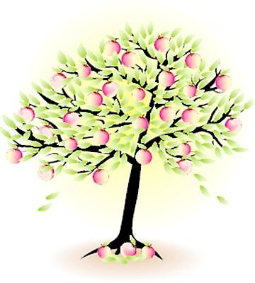 EPS 해외이미지 나무 식물 디자인 계절 백그라운드 잎 과일 일러스트 자연 장식 여름 환경 가을 나뭇가지 사과 숲 만화 고립 엘리먼트 해외202004 해외일러스트 생태계 파일형식 벡터 이미지허브