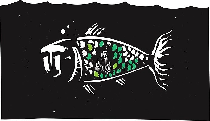 EPS 해외이미지 기독교 바다 일러스트 어류 물 성경 고래 제비 목판화 몬스터 신앙심 유태교 해외202004 해외일러스트 자연요소 종교 종교용품 포유류 조류 수중동물 파일형식 벡터 이미지허브