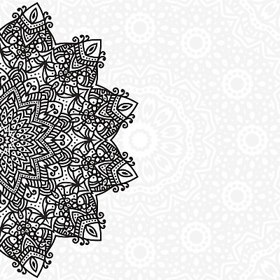 EPS 해외이미지 디자인 문화 백그라운드 꽃무늬 일러스트 추상 사람없음 그래픽 화려 클래식 고급 우아함 만다라 아라베스크 해외202004 해외일러스트 꽃 컨셉 무늬 파일형식 벡터 이미지허브