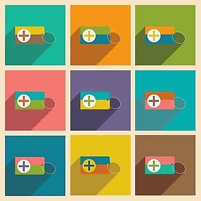 EPS 해외이미지 일러스트 사람없음 세트 컬러풀 응급 구급상자 심플 십자모양 십자표시 응급치료 해외202004 해외일러스트 모양 컬러 표시 치료 긴급 의료용품 십자 파일형식 벡터 이미지허브