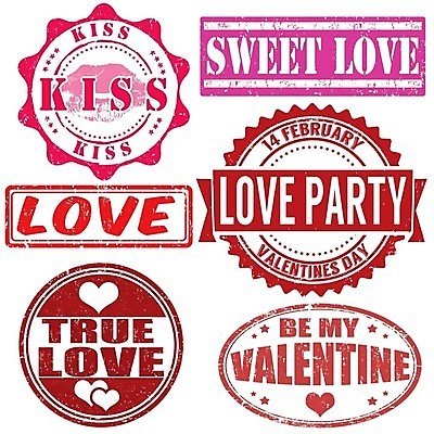 EPS 해외이미지 영어 일러스트 키스 사랑 사람없음 빨간색 세트 도장 라벨 하트 해외202004 해외일러스트 모양 문자 감정 컬러 프레임 애정표현 파일형식 벡터 이미지허브