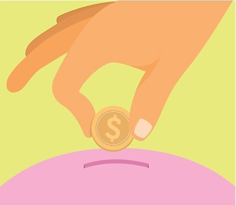 EPS 해외이미지 손 컨셉 돈 일러스트 비즈니스 아이디어 달러 동전 저축 돼지저금통 투자 해외202004 해외일러스트 신체부위 금융 저금통 재산 파일형식 벡터 이미지허브