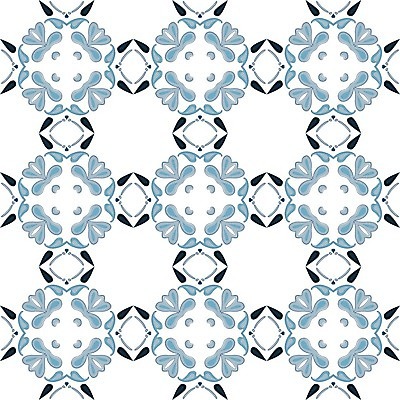 EPS 해외이미지 전통 디자인 패턴 일러스트 벽지 추상 장식 파란색 흰색 포르투갈 타일 묘사 정사각형 모자이크 스페인어 아라베스크 엘리먼트 튀니지 해외202004 해외일러스트 도형 유럽 컬러 무늬 아프리카 파일형식 벡터 이미지허브