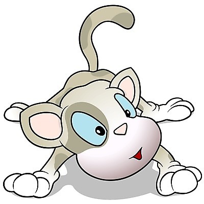 EPS 해외이미지 클립아트 동물 캐릭터 일러스트 포유류 반려동물 고양이 점 만화 그림 손그림 얼룩무늬 해외202004 해외일러스트 일러캐릭터 무늬 파일형식 벡터 이미지허브