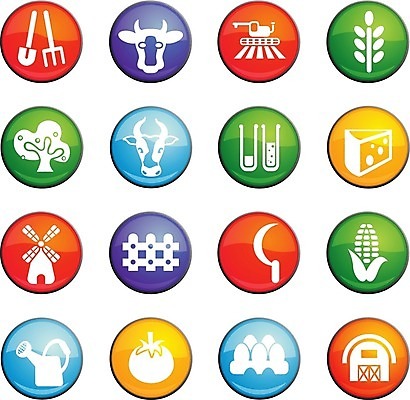 EPS 해외이미지 나무 디자인 토마토 일러스트 치즈 옥수수 울타리 물뿌리개 원형 소 결합 삽 심볼 원뿔 낫 방앗간 격납고 쇠스랑 엘리먼트 해외202004 해외일러스트 도형 식물 채소 포유류 유제품 곡류 담장 파일형식 벡터 이미지허브