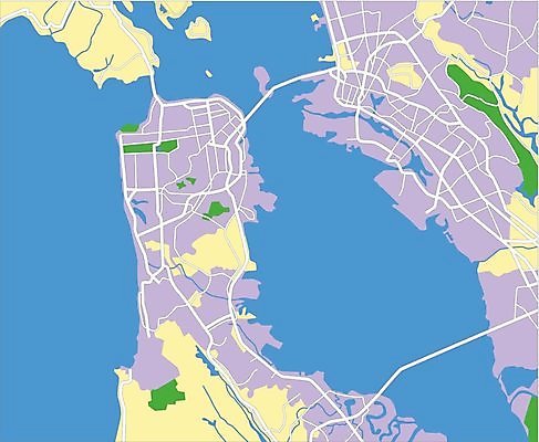 EPS 해외이미지 공원 도로 길 여행 백그라운드 지도 패턴 일러스트 거리 초록색 파란색 강 노란색 미국 시골 도시 고속도로 도심 교차로 지형 지역 타운 방법 샌프란시스코 프로젝트 해외202004 해외일러스트 공공시설 컬러 북아메리카 무늬 교통시설 파일형식 벡터 이미지허브