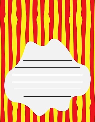 EPS 해외이미지 모양 템플릿 디자인 교육 포스터 종이 어린이 백그라운드 일러스트 텍스트 학교 추상 미술 책 빨간색 세로 노란색 쪽지 공책 줄무늬 공백 덮개 가을 플랫 해외202004 해외일러스트 계절 컬러 무늬 문화예술 문구용품 사람 뚜껑 파일형식 벡터 이미지허브