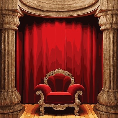 EPS 해외이미지 조각 포즈 백그라운드 컨셉 의자 일러스트 아이디어 미술 이벤트 빨간색 무대 커튼 오픈 발표 분위기 클래식 배우 떨어짐 극장 전시회 묘사 오르기 쇼 장면 진홍색 객석 깊이 옛날 오페라 파케트 벨벳 해외202004 해외일러스트 컬러 가구 모션 문화예술 전시 실크 연예인 파일형식 벡터 이미지허브