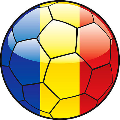 EPS 해외이미지 클립아트 스포츠 일러스트 공 축구 깃발 심볼 오브젝트 루마니아 고립 해외202004 해외일러스트 유럽 구기 파일형식 벡터 나라 이미지허브