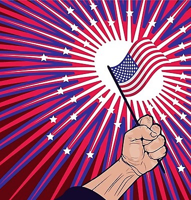 EPS 해외이미지 손 디자인 별 물결 일러스트 빨간색 파란색 미국 주먹 줄무늬 자유 흰색 축하 깃발 성조기 커뮤니티 애국심 독립기념일 전국 정치 해외202004 해외일러스트 자연요소 기념일 컬러 컨셉 북아메리카 무늬 모션 신체부위 국기 독립 파일형식 벡터 이미지허브