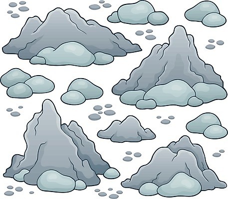 EPS 해외이미지 모양 디자인 일러스트 자연 미술 세트 바위 그리기 수집 오브젝트 그림 암초 내추럴 고립 지질 지질학 테마 해외202004 해외일러스트 교육 모션 문화예술 돌_바위 생태계 파일형식 벡터 이미지허브