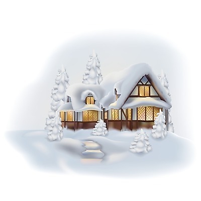 EPS 해외이미지 나무 크리스마스 겨울 일러스트 건축양식 휴가 산 주택 풍경 건물 냉동 얼음 오두막 시골집 서리 침엽수 눈내림 해외202004 해외일러스트 자연요소 식물 건축물 계절 기념일 건축 눈_날씨 파일형식 벡터 이미지허브