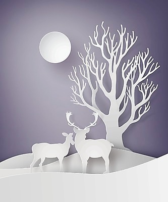 EPS 해외이미지 나무 동물 계절 종이 크리스마스 겨울 일러스트 포유류 가족 자연 사슴 뿔 미술 풍경 유행 달 인사 숲 내추럴 순록 눈내림 해외202004 해외일러스트 자연요소 식물 기념일 관계 문화예술 눈_날씨 예절 생태계 파일형식 벡터 이미지허브