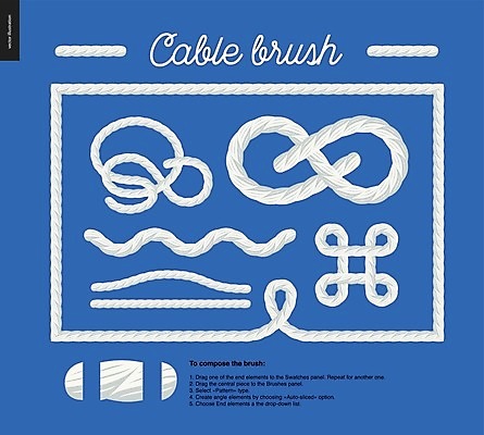 EPS 해외이미지 밧줄 줄 바다 패턴 일러스트 프레임 사람없음 고리 실 묶기 심볼 매듭 노끈 해외202004 해외일러스트 무늬 모션 파일형식 벡터 이미지허브