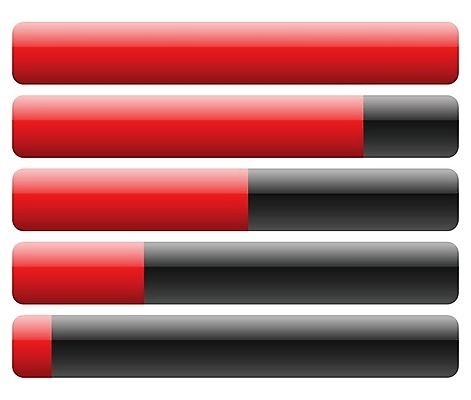 EPS 해외이미지 일러스트 세트 힘 바 비교 지시 가득함 측정 속도 순위 계량기 단계 충전 진행 UI 게이지 로딩 엘리먼트 요금 용량 해외202004 해외일러스트 컨셉 모션 파일형식 벡터 이미지허브