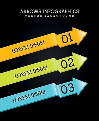 EPS 해외이미지 디자인 화살표 일러스트 비즈니스 사람없음 숫자 인포그래픽 정보 상승 단계 순서 목차 해외202004 해외일러스트 문자 컨셉 파일형식 벡터 이미지허브