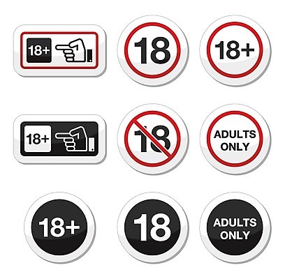 EPS 해외이미지 일러스트 표시 경고 사람없음 금지 연령 19금 성인물 해외202004 해외일러스트 파일형식 벡터 이미지허브