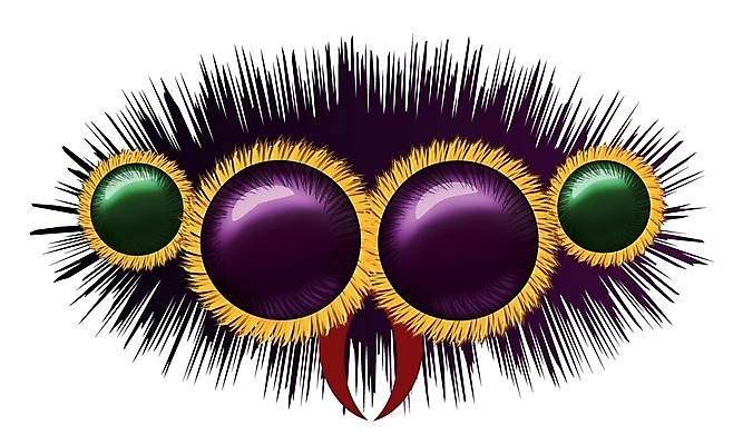 EPS 해외이미지 곤충 일러스트 큼 무서움 만화 거미 해외202004 해외일러스트 동물 감정 크기 파일형식 벡터 이미지허브