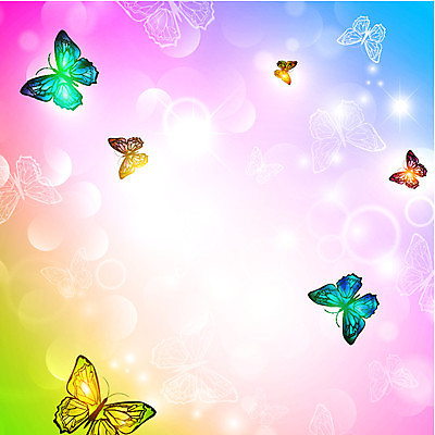 EPS 해외이미지 나비 곤충 백그라운드 무지개 일러스트 아침 추상 여름 파란색 빛 컬러풀 맑음 봄 자유 공상 마법 해외202004 해외일러스트 주간 자연요소 동물 계절 컬러 컨셉 무늬 날씨 파일형식 벡터 이미지허브