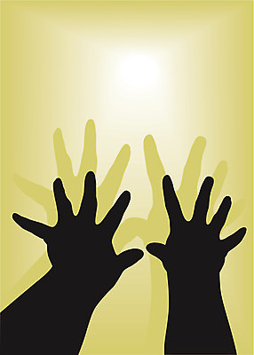 EPS 해외이미지 모양 손 디자인 백그라운드 패턴 일러스트 자연 추상 사람 햇빛 태양 화목 힘 활발 에너지 자유 기도 그림 장면 천국 염원 해외202004 해외일러스트 자연요소 컨셉 무늬 신체부위 생태계 파일형식 벡터 이미지허브