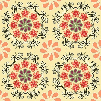 EPS 해외이미지 디자인 꽃 종이 백그라운드 패턴 일러스트 자연 벽지 추상 파슬리 형상 사람없음 장식 유행 소용돌이 직물 화려 변화 클래식 우아함 그림 복고 정사각형 구식 엘리먼트 회복 스타일 해외202004 해외일러스트 도형 식물 컨셉 무늬 채소 회오리 생태계 파일형식 벡터 이미지허브