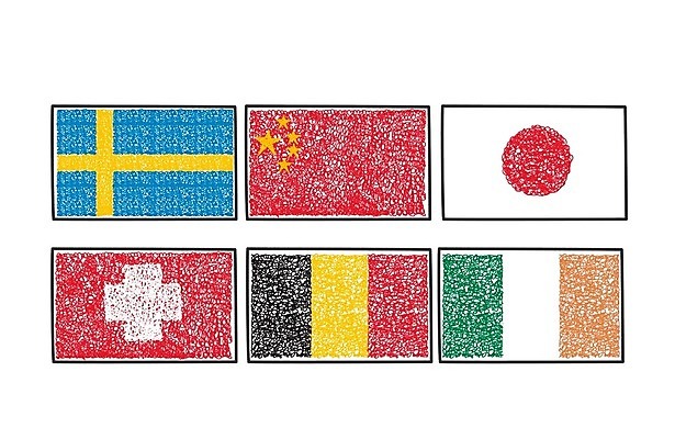 EPS 해외이미지 디자인 유럽 어린이 선 여행 백그라운드 일러스트 핀란드 그래픽 세트 세계 일본 중국 깃발 아기 플랫 만화 수집 심볼 스위스 사인 네덜란드 윤곽 벨기에 아일랜드 고립 엘리먼트 전국 스타일 해외202004 해외일러스트 나라 아시아 북유럽 사람 서유럽 파일형식 벡터 이미지허브