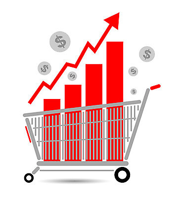 EPS 해외이미지 디자인 컨셉 돈 일러스트 비즈니스 그래프 아이디어 금융 쇼핑 달러 시장 심볼 사인 마케팅 해외202004 해외일러스트 경제 재산 파일형식 벡터 이미지허브