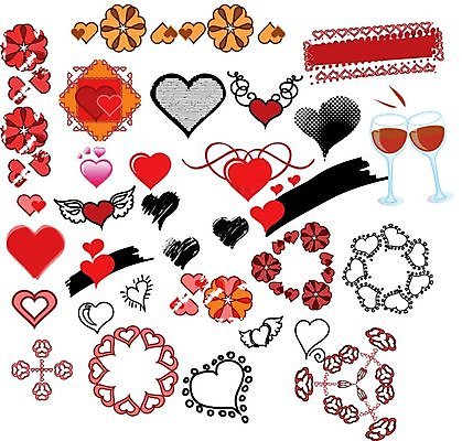 EPS 해외이미지 편집 디자인 배너 감정 일러스트 발렌타인데이 사랑 하트 인쇄 심볼 자원 그래픽디자이너 해외202004 해외일러스트 모양 데이이벤트 디자이너 파일형식 벡터 이미지허브