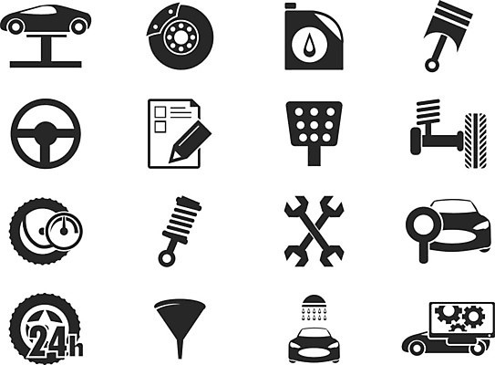 EPS 해외이미지 실루엣 일러스트 자동차 세트 상점 시험 스패너 바퀴 센터 기술자 수리 역 고장 심볼 서비스 사인 타이어 고정 정비공 모터 고립 깨짐 자동 해외202004 해외일러스트 직업 교육 육상교통 컨셉 교통시설 촬영기법 공구 파일형식 벡터 이미지허브