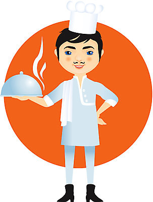 EPS 해외이미지 직업 접시 일러스트 요리 미소 주방 식당 식사 종 해외202004 해외일러스트 식기 표정 상점 파일형식 벡터 이미지허브