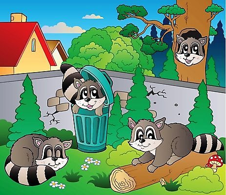 EPS 해외이미지 나무 동물 디자인 행복 벽 일러스트 포유류 주택 털 미술 미소 그래픽 울타리 마을 뚜껑 쓰레기통 시골 그리기 만화 모피 그림 통나무 뒤뜰 안뜰 해외202004 해외일러스트 식물 감정 모션 문화예술 표정 건물 담장 파일형식 벡터 이미지허브