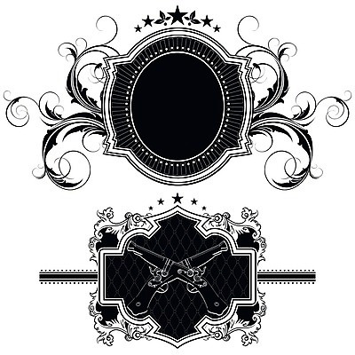 EPS 해외이미지 모양 디자인 리본 무기 백그라운드 잎 꽃무늬 곡선 일러스트 추상 미술 장식 세트 라벨 검은색 총 하트 화려 중세 복고 방패 비네팅 해외202004 해외일러스트 식물 꽃 선 컬러 컨셉 무늬 문화예술 프레임 촬영기법 역사 파일형식 벡터 이미지허브