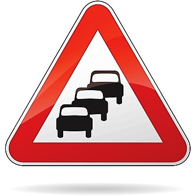 EPS 해외이미지 교통수단 일러스트 자동차 경고 안전 빨간색 마개 흰색 대기 표지판 삼각형 위험 잼 도로표지판 조심 스타일 해외202004 해외일러스트 도형 도로 육상교통 컬러 교통 컨셉 알림판 뚜껑 소스_음식 파일형식 벡터 이미지허브