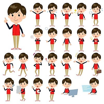 EPS 해외이미지 전신 남자 가방 일러스트 서기 미소 웃음 여러명 성인 쇼핑 컴퓨터 가리킴 업무 종업원 간호 직원 서비스 판매원 주목 성인남자만 해외202004 해외일러스트 직업 잡화 다수 모션 표정 사람 손짓 전자제품 작업 남자만 성인만 파일형식 벡터 이미지허브